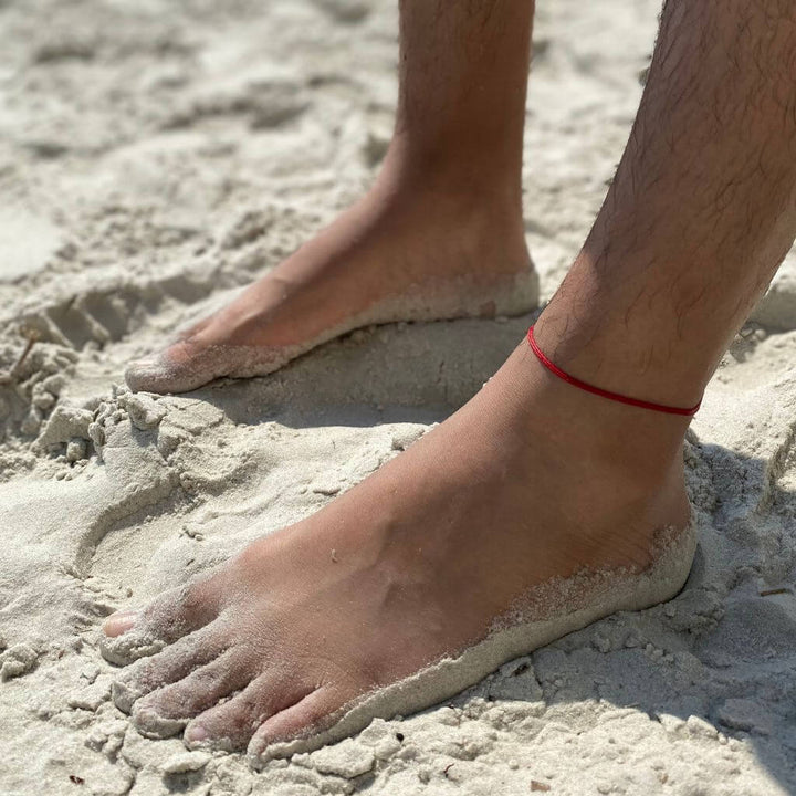 red anklet bracelet - luck strings