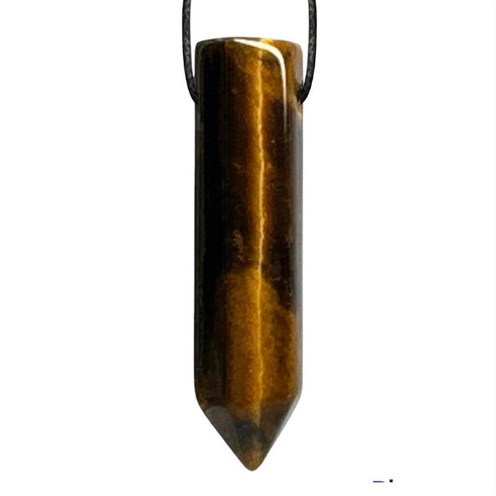 TIGER EYE POINT NECKLACE-Luck Strings