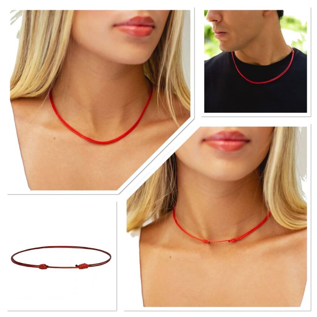 FAUX LEATHER ADJUSTABLE CHOKER-Luck Strings