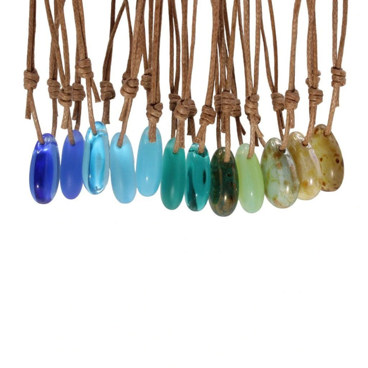 Czech Glass Teardrop Choker Necklace