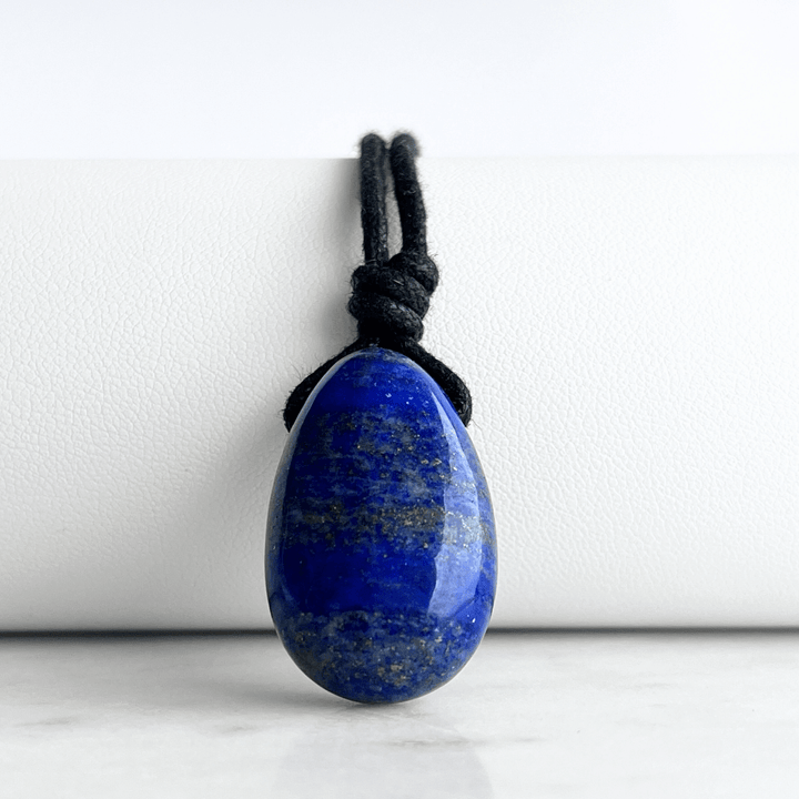 Lapis Lazuli Drop Pendant - Ethereal Beauty by Luck Strings.