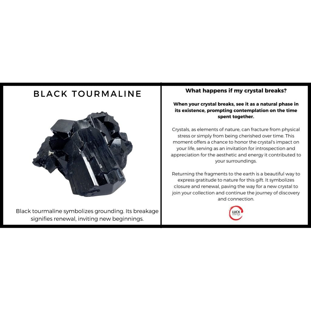 black tourmanile meaning card - Luck Strings