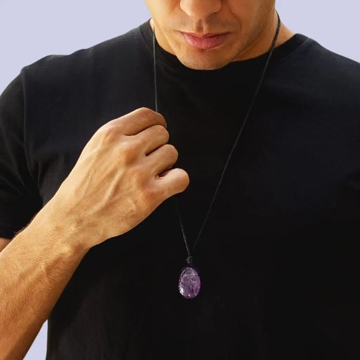 Mystic Elegance: Amethyst Gemstone Pendant for Timeless Charm