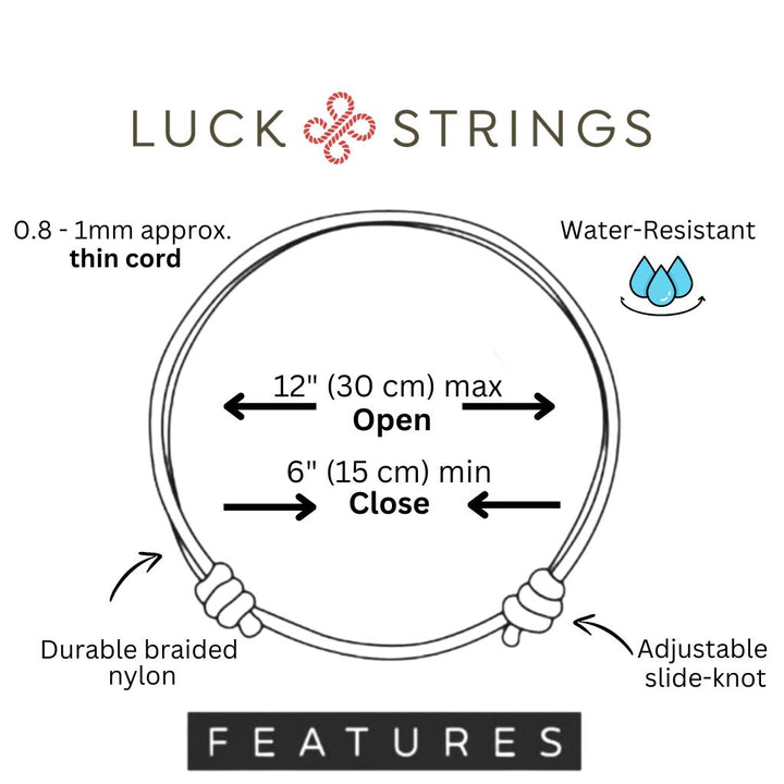 Red Evil Eye Bracelet Set - Talisman for Luck