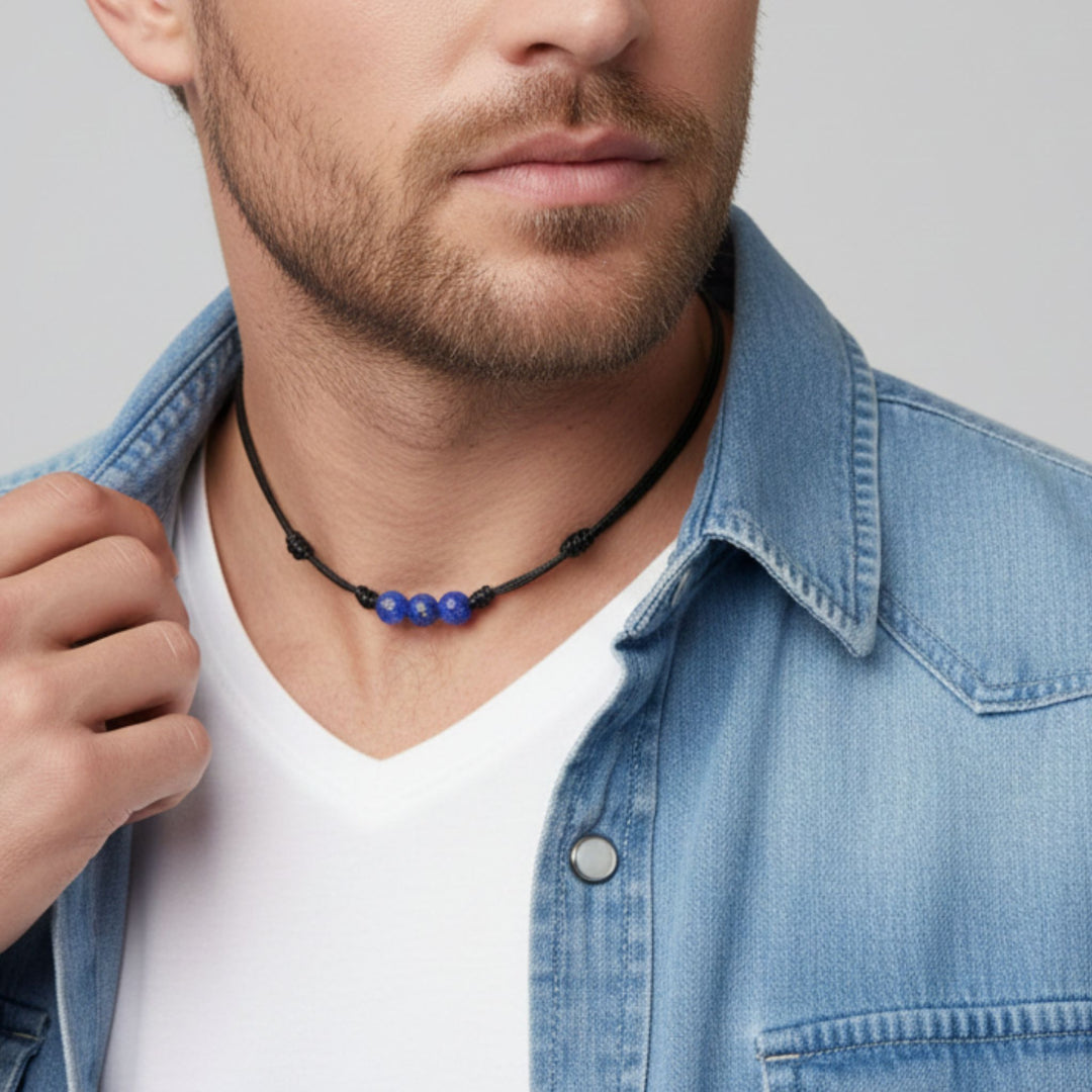 Lapis Lazuli Beaded Choker
