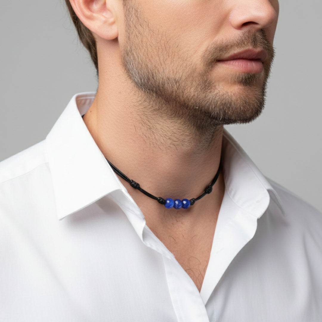 Lapis Lazuli Beaded Choker