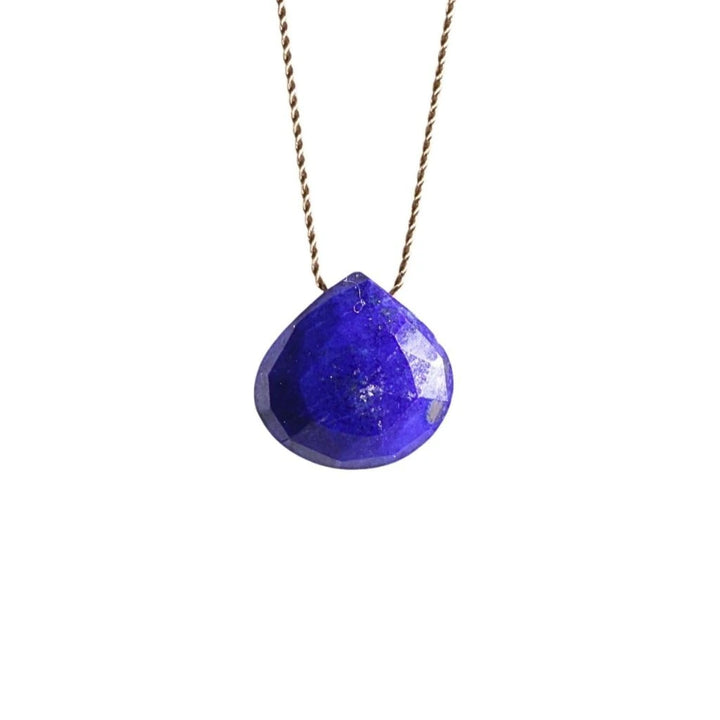 Lapis Lazuli Silk Cord Necklace