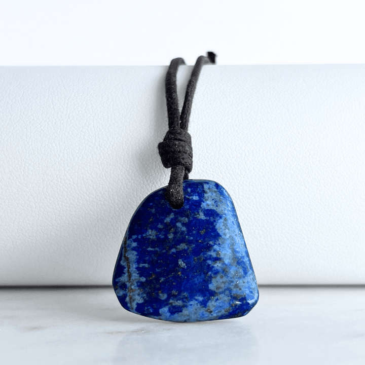 Lapis Lazuli OOAK Gemstone Pendant - Wisdom and Clarity by Luck Strings.