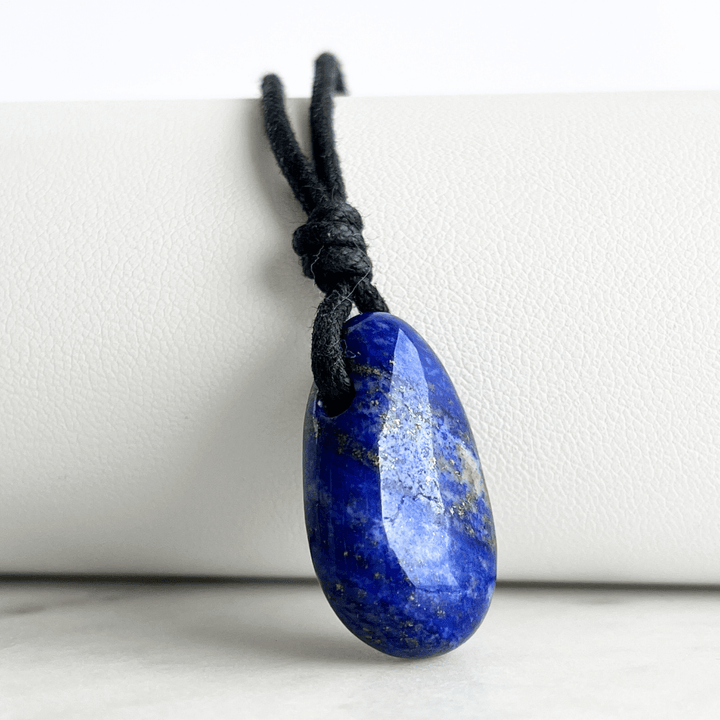 Lapis Lazuli OOAK Gemstone Pendant - Calm and Clarity by Luck Strings.
