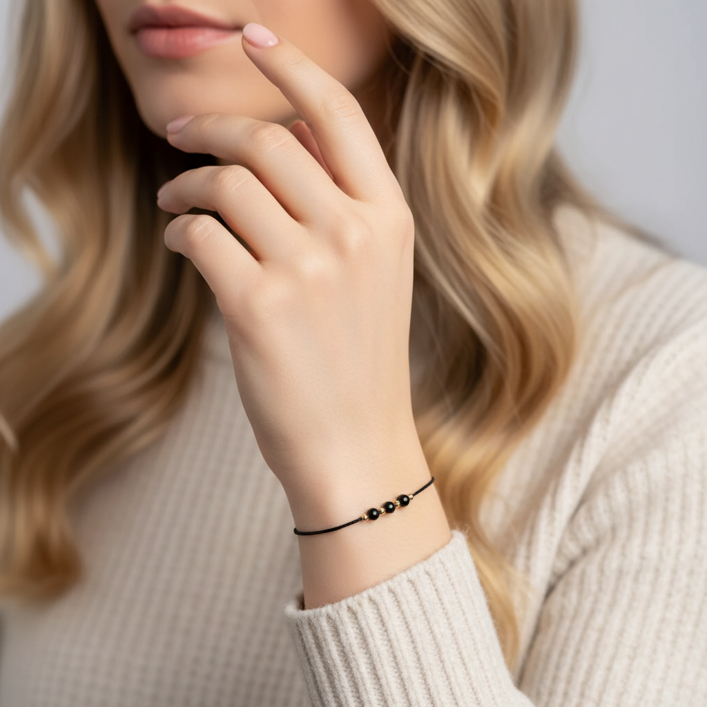 14K Gold & Tourmaline Energy Bracelet