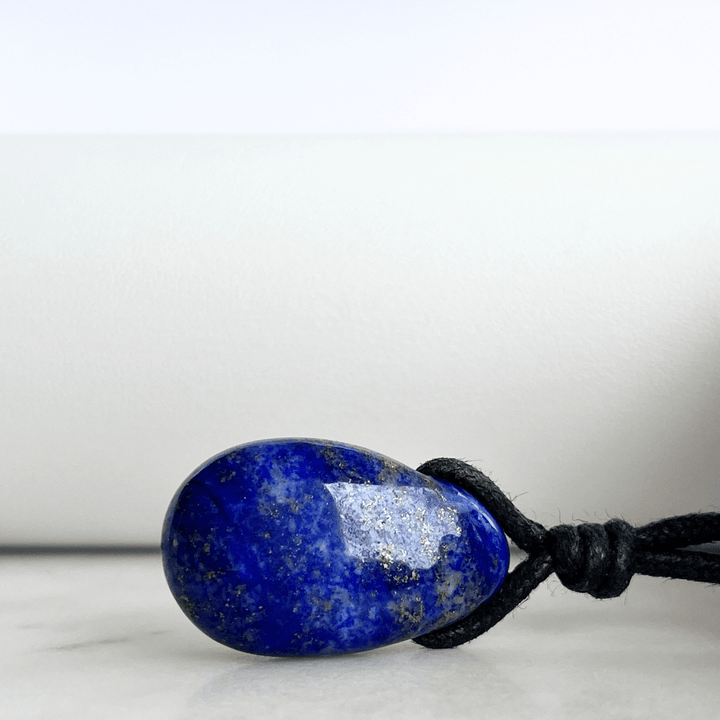 Lapis Lazuli OOAK Gemstone Pendant - Calm and Clarity by Luck Strings.