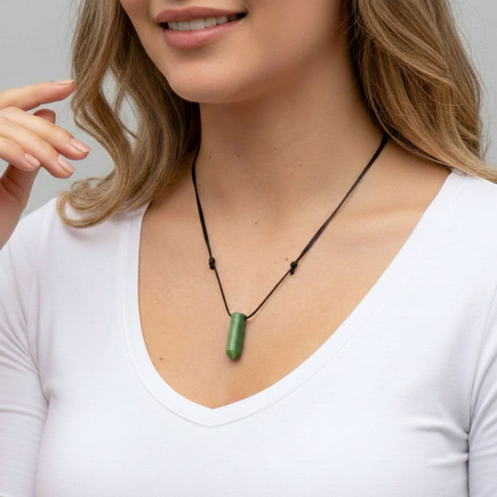 Green Aventurine Bullet Necklace