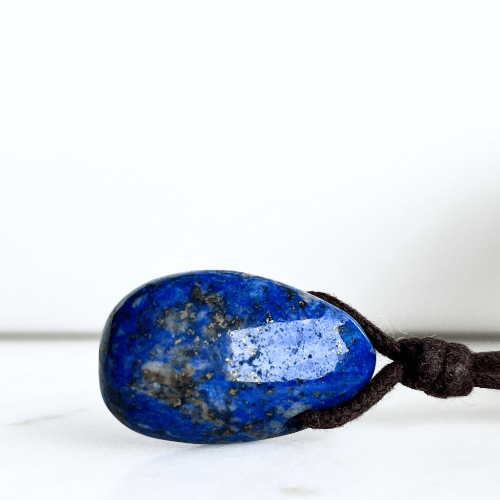 Lapis Lazuli Drop Pendant - Celestial Inspiration by Luck Strings.