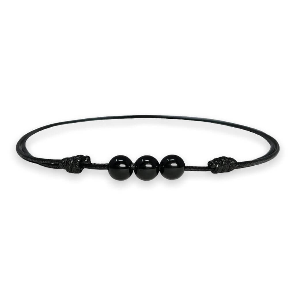 Black tourmaline choker - Luck Strings
