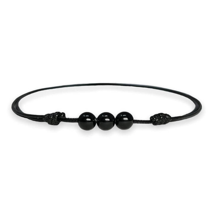 Black tourmaline choker - Luck Strings