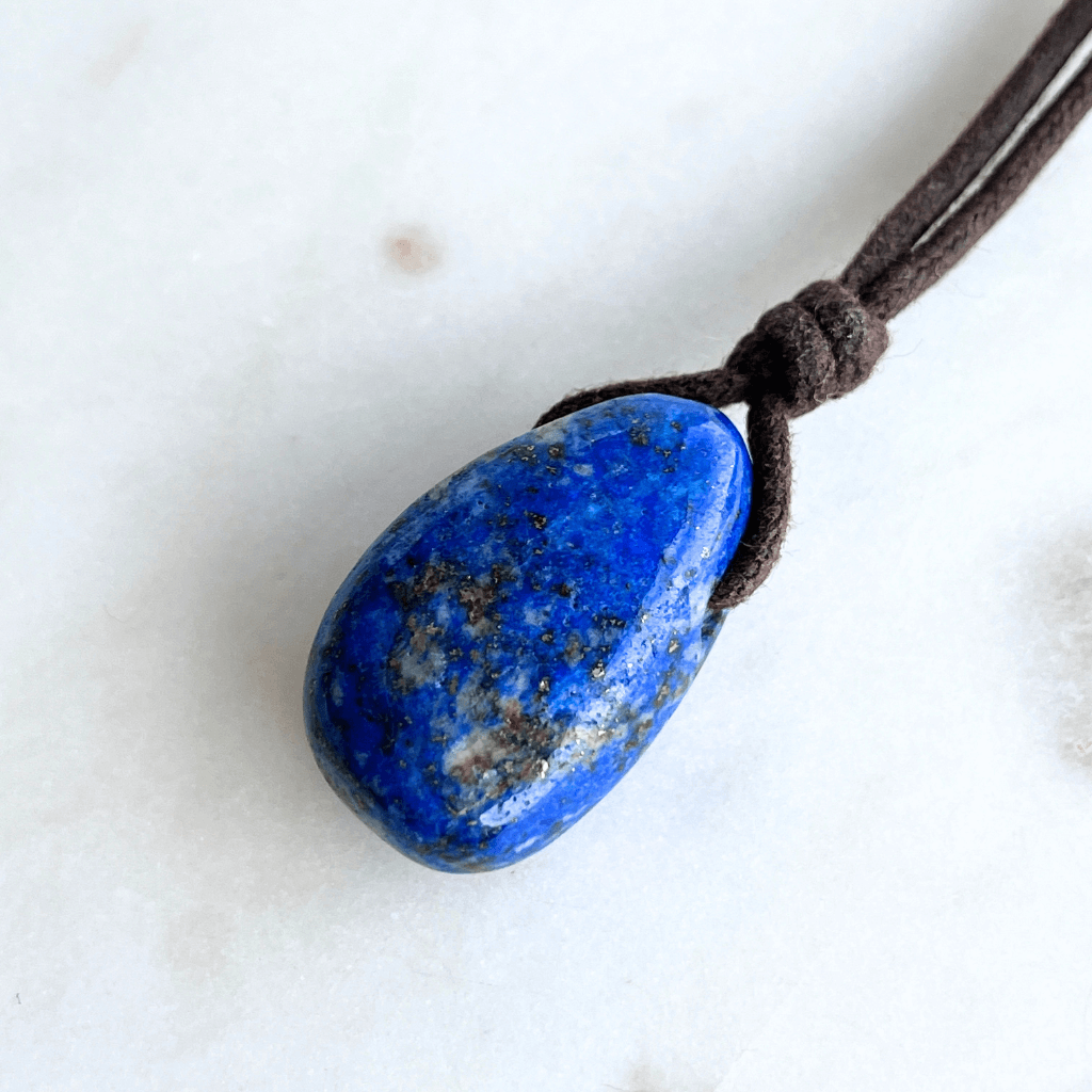 Lapis Lazuli Drop Pendant - Celestial Inspiration by Luck Strings.