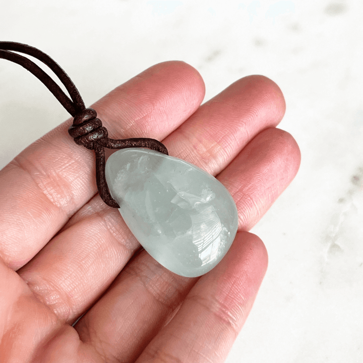 Soothing Elegance Aquamarine Pendant