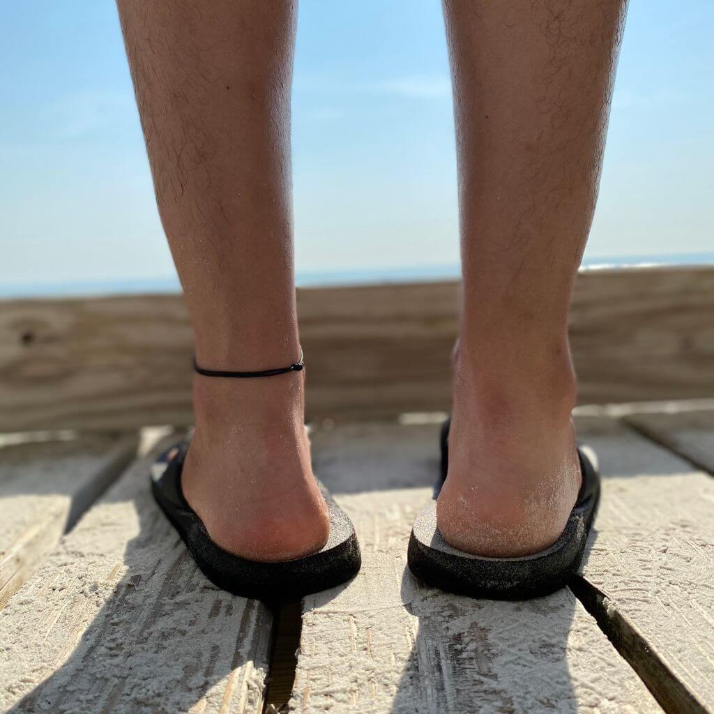 black anklet bracelet - luck strings