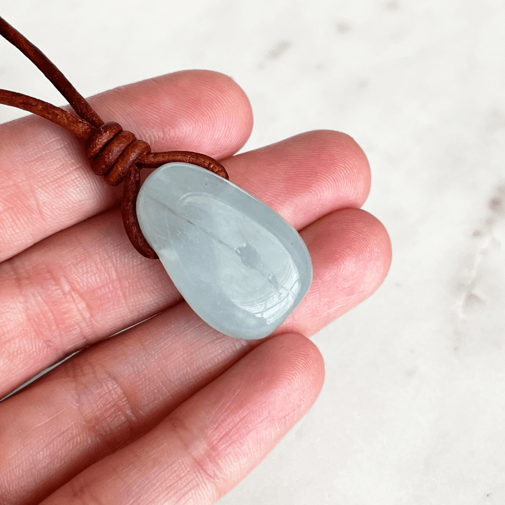 Crystal Clarity Aquamarine Pendant