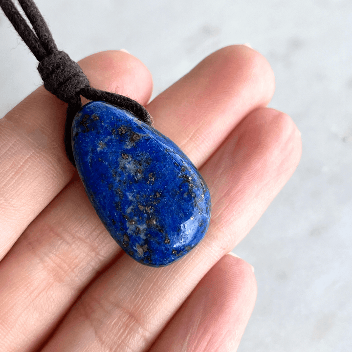 Lapis Lazuli Drop Pendant - Celestial Inspiration by Luck Strings.