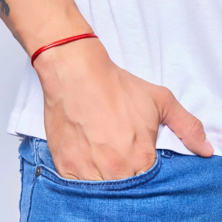 LUCKY RED CORD ADJUSTABLE BRACELET-Luck Strings
