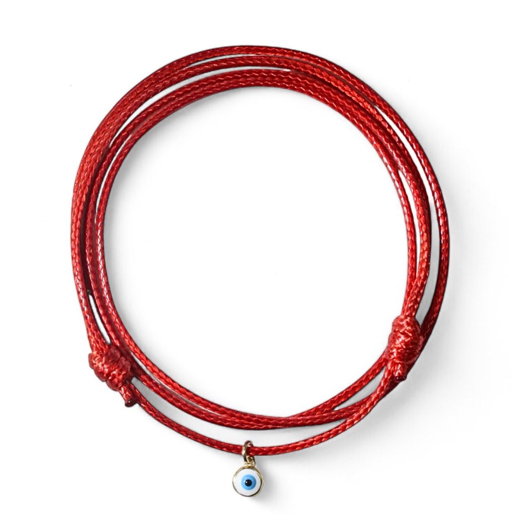 Adjustable 14K gold filled evil eye choker - Luck Strings