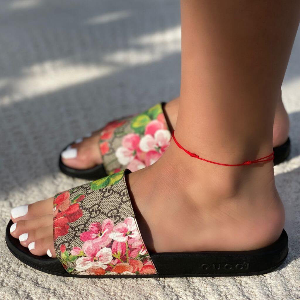 red anklet bracelet - luck strings