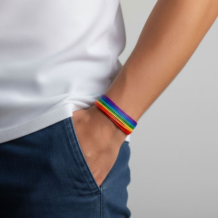 Leather-Look Cord Bracelet Set