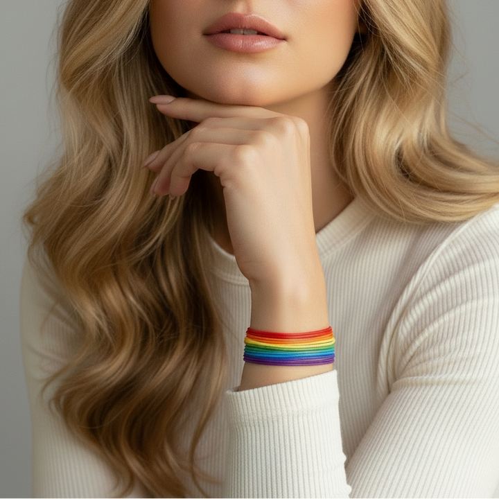 Leather-Look Cord Bracelet Set