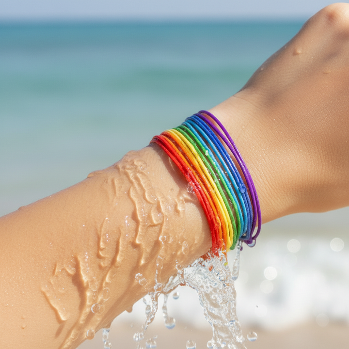 Leather-Look Cord Bracelet Set