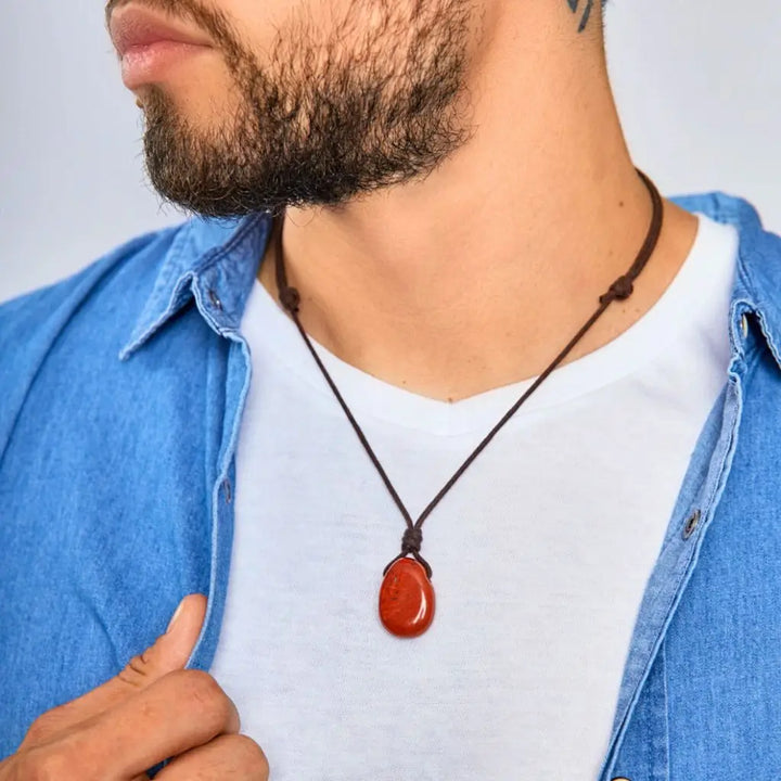 Red Jasper Prosperity Necklace | Luck Strings