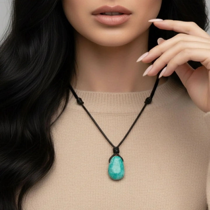 Amazonite Boho Necklace
