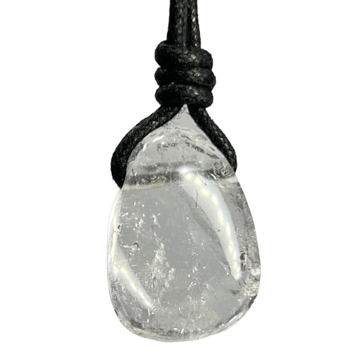 Luck Strings Clear Quartz Pendant - Crystal Clarity