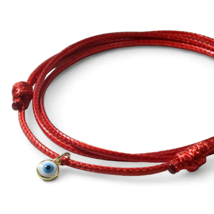 Adjustable 14K gold filled evil eye choker - Luck Strings