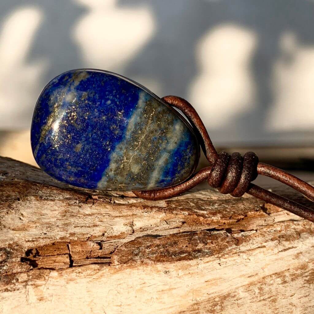 Lapis Lazuli Necklace – Adjustable Cord