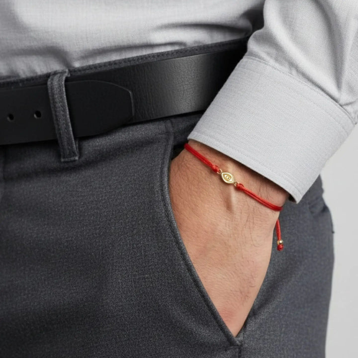 Gold Evil Eye Bracelet - Colorful & Protective