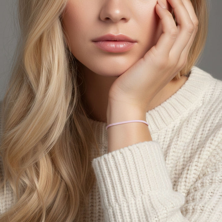 Pink Cord Bracelet Set