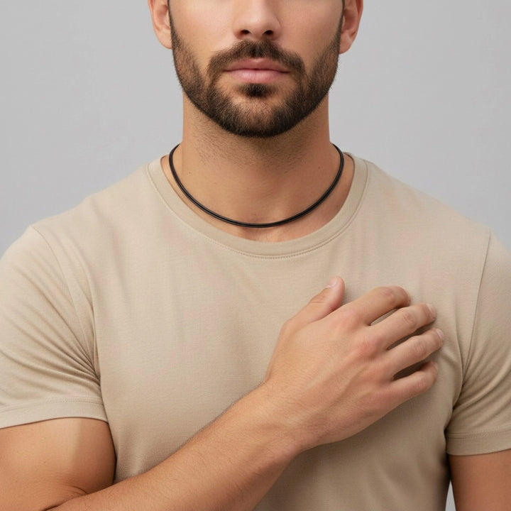 Faux Red Leather Adjustable Choker