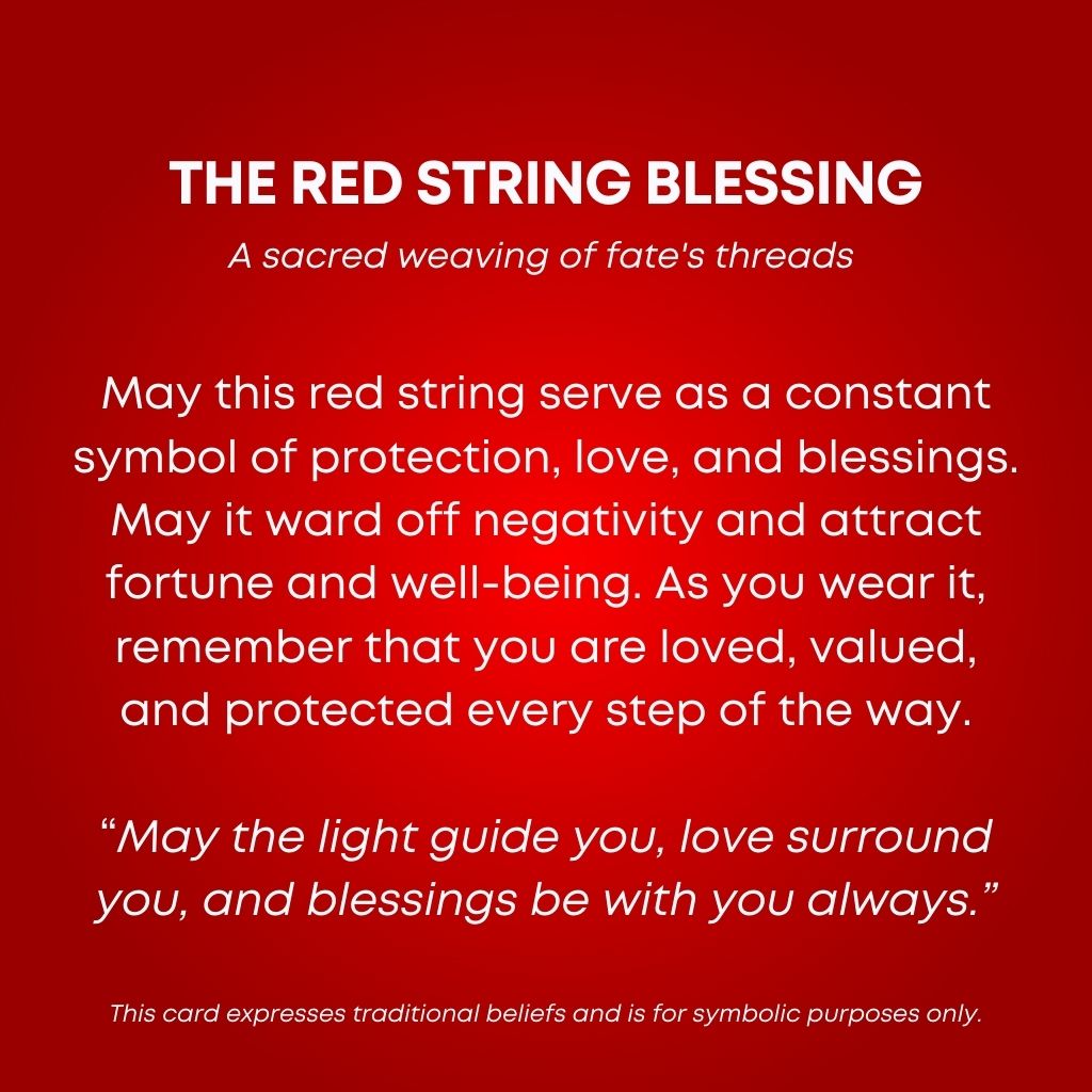 Red Nylon Cord Bracelet – Adjustable