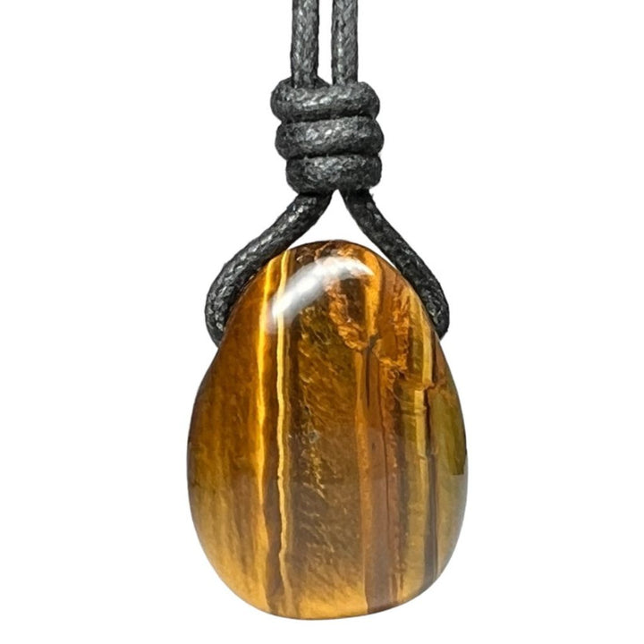 Luck Strings Tiger's Eye Pendant - Courageous Spirit