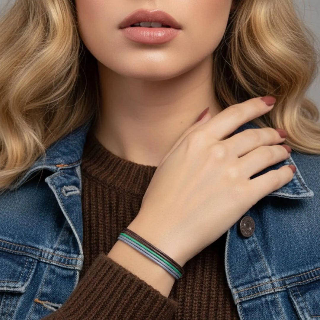 Waterproof Adjustable Waxed Nylon Cord Bracelet