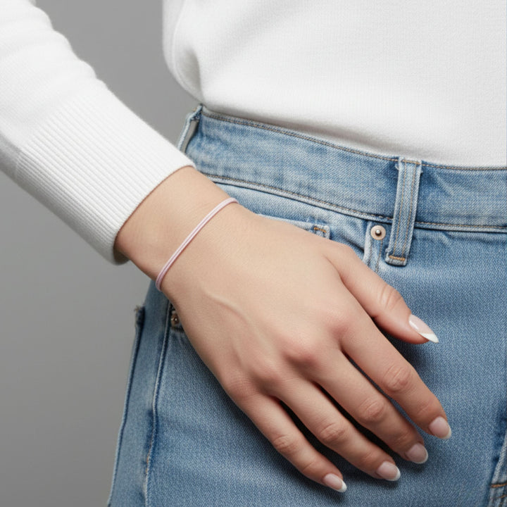 Pink Cord Bracelet Set