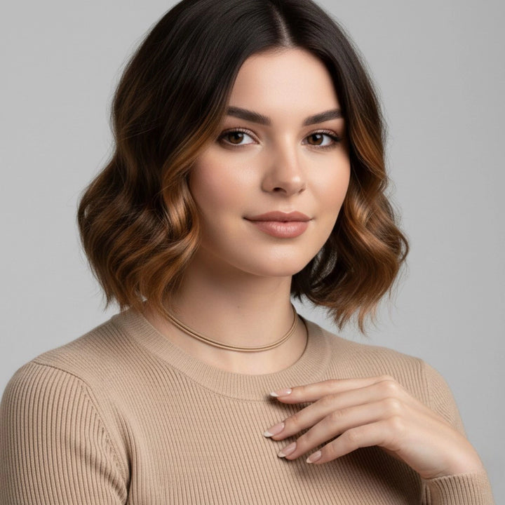 Faux Red Leather Adjustable Choker