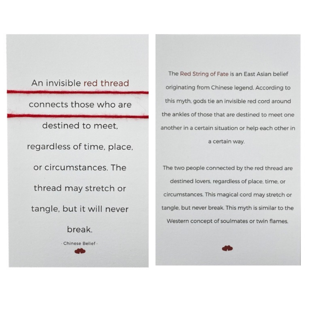COUPLES RED STRING OF FATE BRACELETS-Luck Strings