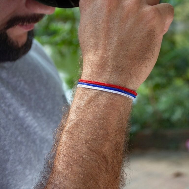 THREE CORD MENS BRACELETS-Luck Strings