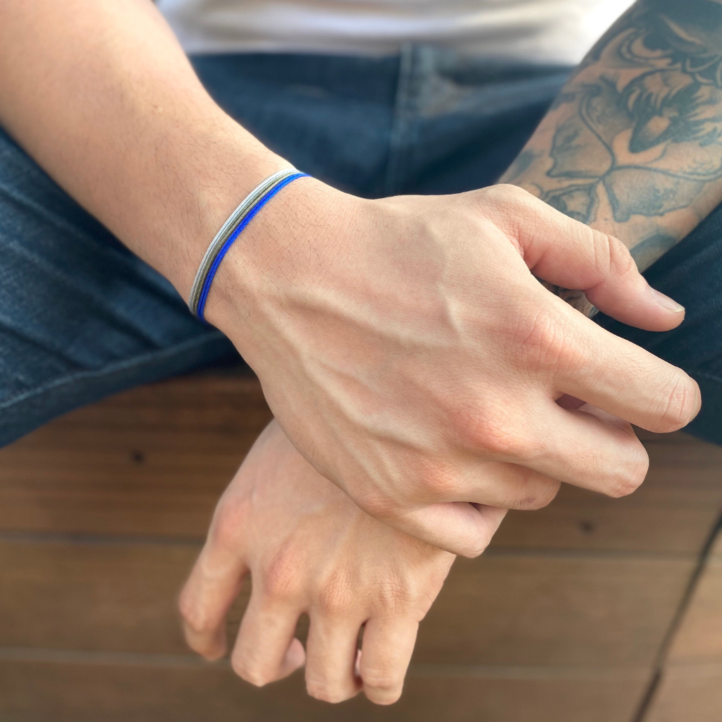 Men's Minimalist Cord Bracelet Set Sporty Versatile