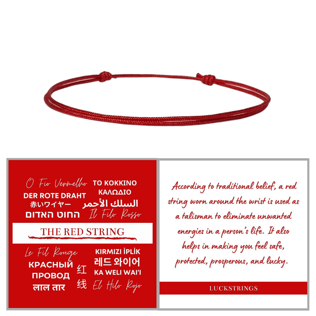 Lucky Red Bracelet Stylish Symbolic Luck Strings 10 Bracelets